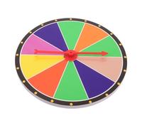 Gatuida Roue de Tirage Au Sort DIY avec Flèche Rouge Roue Prix Tournante pour Jeu de Fête Éducation et Animation Plateau Tournant pour Loterie et Activité Ludique