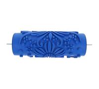 Gatuida Rouleau à Peinture Imprimé en Caoutchouc à Motifs Floraux Outil Texturé pour Décoration Murale Intérieur Rouleau à Motifs pour Peinture Mur pour Portes et Meubles Décoratif