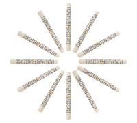 Gatuida Rouleaux de Mezouza Casher en Parchemin Hébreu pour Porte, Lot de 15 Pièces Anneaux Dorés, Parchemins de Bénédiction Biblique pour Décoration Intérieure Juive, Maison et