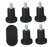 Gatuida roulettes Fixes pour Chaise 5Pcs Patins de Chaise Utiles Résistantes Faciles à Installer Accessoire de Mobilier