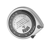 Gatuida Ruban de Mesure Corporel Portable Multifonction Calculateur Bmi Précis et Rétractable pour Tour de Outil et Professionnel pour Usage Personnel et Argenté