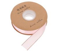 Gatuida Ruban pour Emballer Fleurs, Ruban Fleuriste Rose Double Face en | Fourniture de Bouquets, Usage Artisanat et Fête D’été, Bord Doré, à Couper, Réutilisable