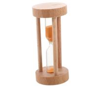 Gatuida Sablier en Bois 3, Minuteur Orange, Matériau Naturel, Minuterie Vintage, Décoration Maison et Bureau, Outil Cuisine et Jeux, Accessoire Unique