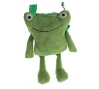 Gatuida Sac Bandoulière Femme Peluche Amphibien Pochette Téléphone Mobile Peluche Douce Sac Crossbody Extérieur pour Smartphone et Porte-monnaie Style Japonais Couleur Vert Foncé