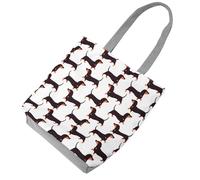 Gatuida Sac Cabas Femme Grand Volume Polyester Sac à Bandoulière Portable Tote Bag Décoratif avec Motif Chien Shopping et Usage Quotidien