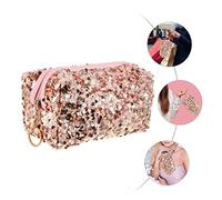 Gatuida Sac De Cosmétiques Carré à Paillettes Portable Trousse De Maquillage pour Ranger Produits De Soins De Peau Sac De Toilette Voyage Femme