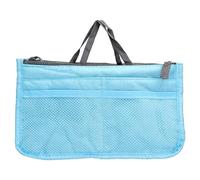 Gatuida Sac de Rangement Double Fermeture Éclair Étanche Trousse Portable Légère Multi-Fonctions pour Cosmétiques et Accessoires Grand Compartiment Pliable Organiseur Pratique pour Voyage