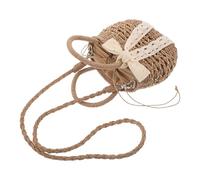 Gatuida Sac Main Paille Seau Femme Bohème Léger et Robuste Sac Fourre-tout Tissé avec Design Ajouré pour Plage Voyages et Sorties Décontractées