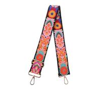 Gatuida Sangle De Sac à Main Brodée De Fleurs Pour Banjo Réglable Remplacement Bandoulière Décorative Pour Instruments De Musique