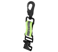 Gatuida Sangle D'équipement de Pompier pour Missions de Sauvetage et Exercices Quotidiens en Nylon Clip Porte-moufles Réfléchissant, Connexion Sécurisée et Haute Visibilité