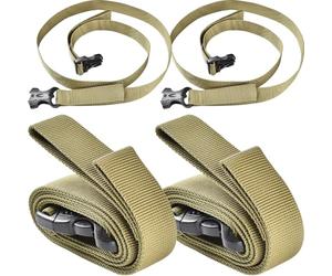 Gatuida Sangles de Bagages Légères et Résistantes en PP Réglables Boucle à Dégagement Rapide Lot de 4 pour Valises et Tentes Pendant Vos Voyages ou Déménagements