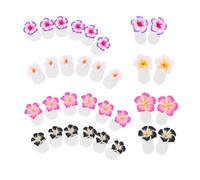 Gatuida Séparateur Orteil Pédicure en Silicone, Lot de 32 Pièces Réutilisables, Entretoise D'orteils Douce pour Éviter de Frotter le Vernis Lors du Processus de Pédicure