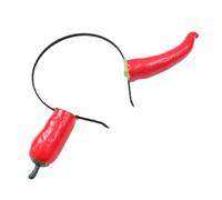 Gatuida Serrage-tête Pour Adultes Couvre-chefs Taille Unique Coiffe Amusante En Mousse Forme Piment Accessoire Fête Et Cosplay