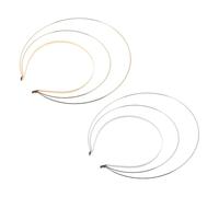 Gatuida Serrage-têtes Couronnes de Déesse 2 Pièces Métal Fer Robuste 3 Niveaux pour Femmes Cosplay Mariage Hanfu Halloween Accessoires Cheveux