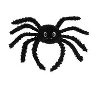 Gatuida Serre-tête araignée en peluche : accessoire de coiffure d'Halloween pour hommes et femmes - Serre-tête araignée noir amusant - Accessoire de déguisement - Coiffe gothique