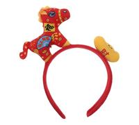 Gatuida Serre-tête cheval pour le Nouvel An chinois : serre-tête « Joyeux Nouvel An » - Accessoire photo pour les fêtes et décorations.
