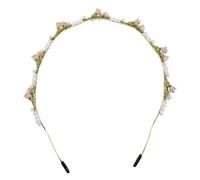Gatuida Serre-tête Fleurs pour Femme Accessoire Coiffure Mariage Bandeau Mignon avec Fausses Perles Bijou de Tête Léger et Confortable