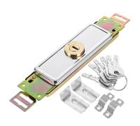 Gatuida Serrure pour Porte de Garage à Volet Métal Renforcé avec Clés Résistance Anti-rouille et Fixation Épaissie pour Entrepôts et Garages