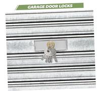 Gatuida Serrure Verticale pour Porte de Garage à Enroulement Verrou Robuste Métal Haute Résistance avec Clés Anti-corrosion et Fixation Renforcée pour Porte Extérieure