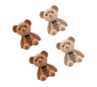 Gatuida Set Accessoires Bricolage Sac Mini Ours Mignon avec Nœud pour Décoration Sac DIY Cadeau Fille