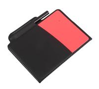 Gatuida Set Cartons Rouge Jaune Arbitre Football avec Carnet de Score et Crayon Kit pour Gestion et Enregistrement des Incidents de Match