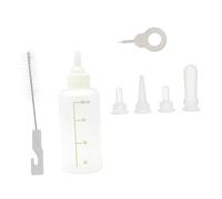 Gatuida Set de Biberons pour Petits Animaux Biberon Allaitement pour Chatons et Chiots Kit Facile à Nettoyer Prévention des Coliques et Alimentation Pratique