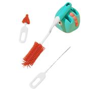 Gatuida Set de Brosses Écologiques pour Nettoyage de Bouteilles et Pailles avec Support Manches Longs Confortables pour Biberons Bouteilles de et Ustensiles de Cuisine