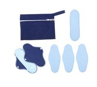 Gatuida Set de Coussinets Hygiéniques Réutilisables Polaire Absorbants et Lavables pour Post-accouchement Allaitement et Protection Menstruelle Femme