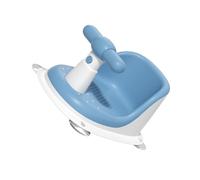 Gatuida Siège de Bain pour Bébé Bleu en Pp Forte Capacité de Charge, Pratique pour -né, Design Moderne et Adorable, Bain des Nourrissons