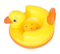 Gatuida Siège Gonflable Garçon Fille Canard Jaune Confortable avec Dossier Chaise Portable pour Tout-petits Siège Sol pour Garçon Fille Extérieur et Voyage