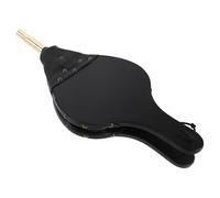 Gatuida Soufflet Manuel en Bois Buse en Métal Doré - Souffleur de Cheminée Portable pour Poêle à Bois, Feu Ouvert et Barbecue - Accessoire de Camping pour Améliorer la Combustion