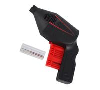 Gatuida Souffleur Manuel Portable pour Barbecue Noir en Abs, Léger et Sûr, Accessoire pour Camping et Activités en Plein Air