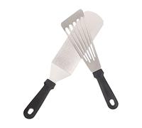 Gatuida Spatule à Barbecue en Acier Inoxydable Lot de 2 Ustensiles Cuisine Multi-Usages Outils de Barbecue Compatible Grill Facile à Utiliser