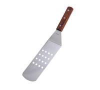 Gatuida Spatule Acier Inoxydable à Fentes pour et Steaks Pelle de Cuisine Multifonction avec Manche Long Ustensile et Facile à Nettoyer pour Maison et Restaurant