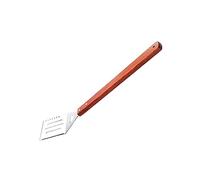 Gatuida Spatule Barbecue Inox Large Avec Manche Bois Ustensile De Cuisine Résistant Pour Viande Poisson Et Steaks Multiusage Et Ergonomique Pour Grillades