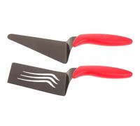 Gatuida Spatules à Pizza en Acier Inoxydable 2 Pièces Petite Spatule en Métal Multifonction Ustensiles Cuisine pour Pizza et Pâtisserie Adaptées pour Maison Restaurant Pizzeria