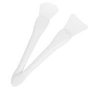 Gatuida Spatules en Silicone Blanches 2pcs pour Sceaux de Cire, Outils de Nettoyage Résistants la Chaleur, Ustensiles Pratiques pour Projets Artistiques et DIY