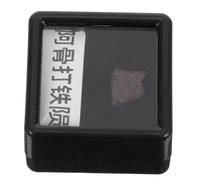 Gatuida Spécimen de Météorite Ferreuse Irrégulière 0,5-1 Cm, Galet D'aménagement Paysager Unique, Objet Pédagogique Scientifique et Décoration Astronomique pour Bureau et Salle de Classe