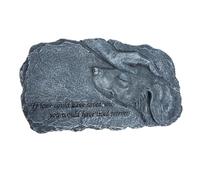 Gatuida Statue Commémorative Ange pour Chien Résine Pierre Tombale Compacte pour Jardin Souvenir Animal de Compagnie Réaliste et Décoratif