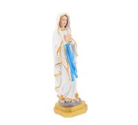 Gatuida Statue Vierge Résine Décoration Religieuse pour Bureau et Intérieur Ornement Compact pour Noël et Usage Domestique