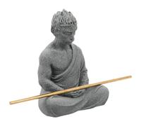 Gatuida Statuette du Roi Singe Wukong Mythologique pour Aquarium et Jardin Zen Sculpture Décorative Grès