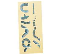 Gatuida Sticker Décoratif pour Guitare Électrique Protège Touche Autocollant Serpent Nacre Accessoire Guitariste et Facile à Appliquer Compatible Guitare et Électrique