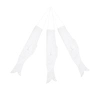 Gatuida Streamers de Carpe Vierges 3 Pièces 45 CM Drapeaux Japonerie en Polyester à Peindre pour Festivals en Plein Air et Loisirs Créatifs pour Garçon et Filles