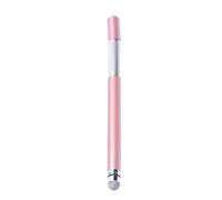 Gatuida Stylet Capacitif Double Extrémité pour Téléphone Et Tablette, Stylet en Métal Disque Transparent, Léger Et Précis, Compatible Écrans Tactiles, Or Rose, Usage Professionnel Et Créatif