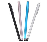 Gatuida Stylets Capacitifs Universels 4 Pièces en Métal et Plastique, Stylets Pratiques pour Écrans Tactiles, Haute Sensibilité, Compatibles Tablettes et Téléphones