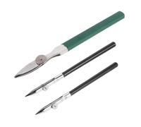 Gatuida Stylo d'artiste à Pointe Fine Réglable 3pcs pour Dessin Précis et Masquage Liquide Compatible Multisurface en Métal et Plastique pour Croquis Technique