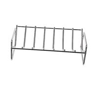 Gatuida Support à Côtes Acier Inoxydable pour Barbecue Extérieur de Cuisson Robuste pour Rôtissage de Viandes Accessoire pour Jardin Pique et Camping