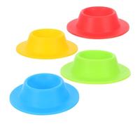 Gatuida Support à œufs durs en Silicone (Lot de 4)