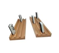 Gatuida Support Bois pour Dominos avec Base Antidérapante Organisateur Multi-Fonction pour Tuiles Domino et Cartes de Jeu Accessoire DIY et Pratique pour Jeux de Société