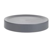 Gatuida Support Chariot à Plantes Rond 26 Cm roulettes - Soucoupe Épaisse et Silencieuse pour Pots de Fleurs Intérieur et Extérieur Gris Foncé, Outil de Déplacement Pratique